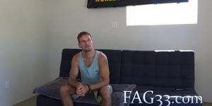 David Skyler prepared for a porn casting he wants to become a big porn star