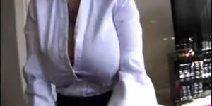 Busty Babe Homemade Blowjob - video 1