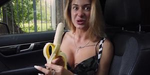 Banana Sucking Short Clip ASMR (What's her name?)