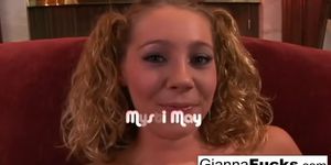Hotties Gianna Michaels and Misti May double team James Deen - video 3