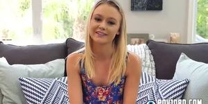 POV porn with a cute blonde getting fucked