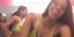 Strippers in Locker Room Naked Twerking