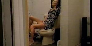 60 cm  toilet brush in her ass
