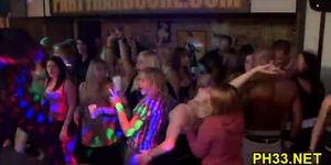 Drunk cheeks sucking dick in club - video 27