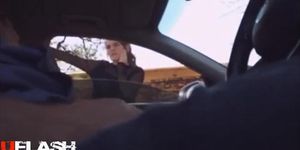 New season - hot teen dick flash from car