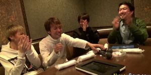 Japanese twink foursome - video 1