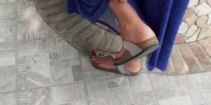 HOT Sexy Dipping in sandals of my Beautiful sis (Part.2)