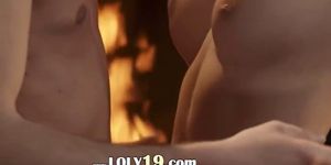 titty romantic memories by the fire - video 2
