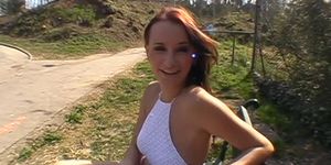 Outdoor taming of a lusty cunt - video 6