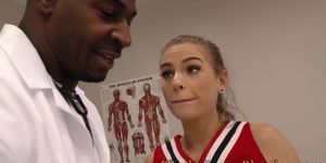 Cheerleader rides bbc - video 4