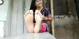 Indian Aunty Desi Feet Soles