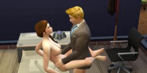 Hot School Girl Tries To Get Her Grades Up By Seducing & Fucking Her Teacher After Class (Sims 4)
