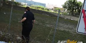 Skinny thug demolishes perverted milf cops punani hard