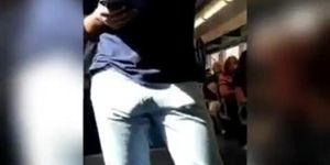 Huge bulge spying at it's best.