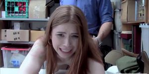 Shoplifter Pepper Hart fucks her way out of trouble