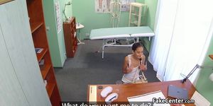 Skinny babe creampied by the doctor