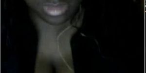 My friend Morgam show me in webcam her big boobs