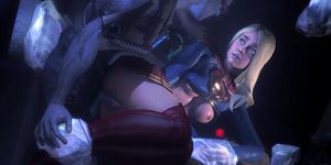 SUPER GIRL Caught in Ice and Gently Fucked Injustice 2 Quality Version for long Fap Full HD