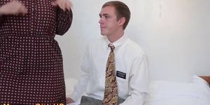 Mormon teen rides elder