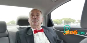 Horny grandpa still knows how to use his old johnson - video 1