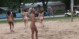 Naked Beach Volleyball