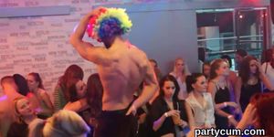 Flirty chicks get completely crazy and undressed at hardcore party