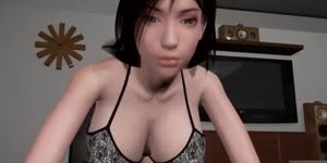 Anime hottie in lingerie nailed by monsters shaft - video 2