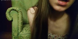 Teen nympho can't stop rubbing her clit ASMR