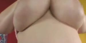Huge tits on this hot bbw blonde
