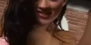 Brazilian Babe Carol Shows off Body and Sucks Cock