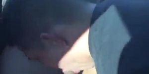 Hot guy gives me a public blowjob