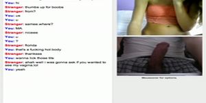 omegle - hot girl likes my cock