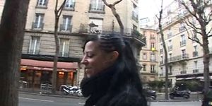 Nice french girl gets fucked and swallows cum