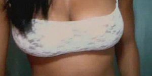 Hot Black Girl Body on Webcam
