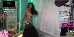 Ghostgirlxoxx  Arab streamer  belly dance sexy twitch
