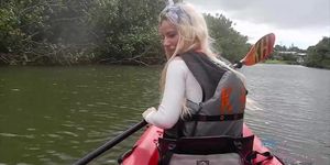 ATK Girlfriends - Bella has a fun day Kayaking with you. (Bella Rose)