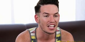 GAY ROOM - Tattooed gaycasting twink analpounded