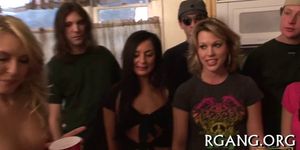Chicks nailed in group - video 34