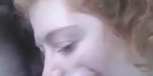 Dick Desperate Ginger Gives Car Blowjob (Lil Baby)