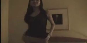 Sexy Asian Cam Girl Does A Striptease