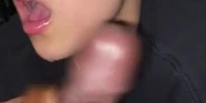 First time nutting on her face