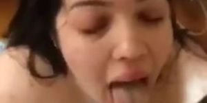 BBW gets fucked and facialed
