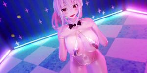 MMD sexy bunny megurine luka and 2 other guests (Submitted by Ngon)