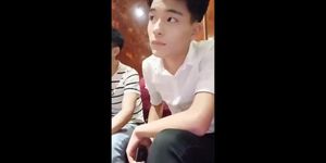 Handsome chinese callboy get checked