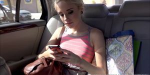 Bite size blonde Naomi gets hammered (Naomi Woods)