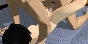 Skinny animated girl gets pounded