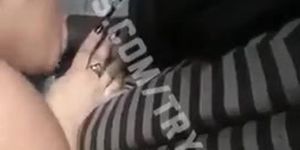 Young Latina Sucking Big Black Cock