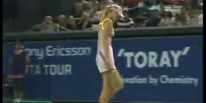 Maria Sharapova downblouse in Tokyo