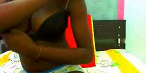 Amazing Black Teen show all on Webcam - video 3