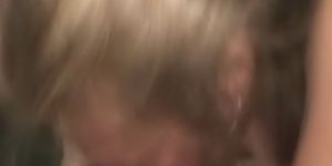 Blonde Crack Whore Sucking Dick For Money Point Of View